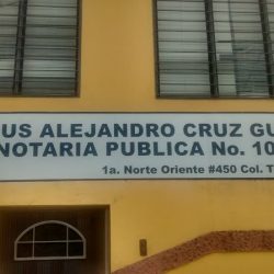 Not. Jesús Alejandro Cruz Gutierrez Notaría Pública No. 101 (Tuxtla Gutiérrez )