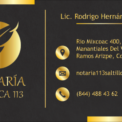 Notaría Pública 113 (Ramos Arizpe )