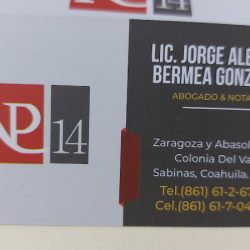 Notaria Publica 14 (Sabinas )